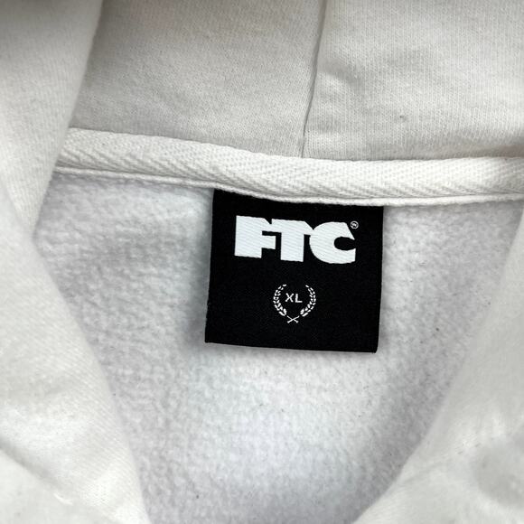 FTC Hoodie Sweatshirt Adult XL White For The City Skateboard San Francisco Logo - Picture 6 of 13